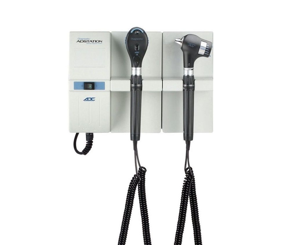 ADC Adstation Wall System LED Otoscope LED Coax Ophthalmoscope 5610L - USA  Medical