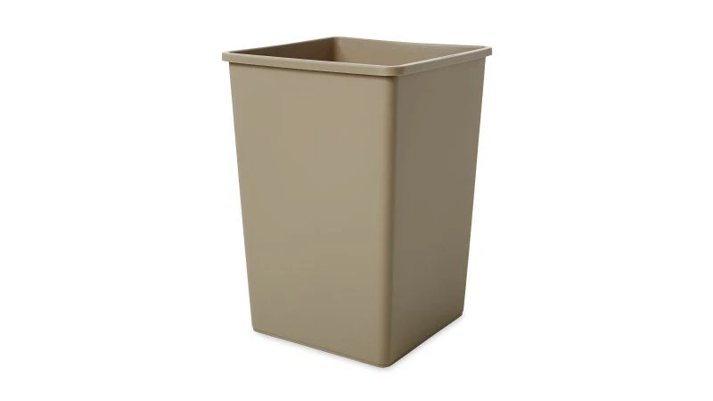 Rubbermaid 35-gal Untouchable Square Container FG395800BEIG