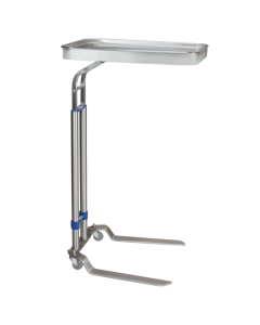 Blickman 8869SS Benjamin Foot Operated Stainless Steel Mayo Stand