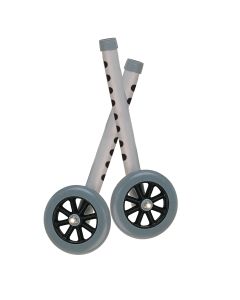 Drive 10108wc Extended Height 5" Walker Wheels and Legs Combo Pack