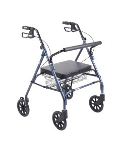 Drive Heavy Duty Bariatric Rollator Walker with Large Padded Seat