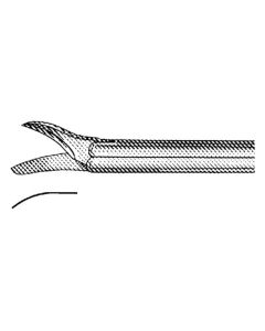 Miltex 19-2158 House-Bellucci Alligator Scissors, Curved Left, 7.4cm Shaft, 5½"