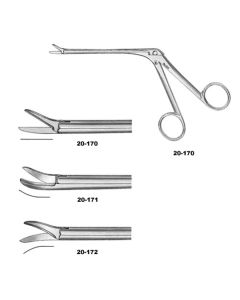 Miltex 20-170 Nasal Scissors, Straight, Blades 1.1cm, Shaft 11cm, 7.1"