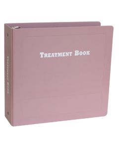 Omnimed 205030 Treatment Book Big Beam Side Open 2 1/2" - Mauve