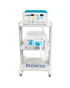 Bovie Medical (Symmetry Surgical) A1250S-G (A1250U-G) Specialist|Pro OBGYN Electrosurgical Generator with SEGYN Smoke Shark System, ESMS2 Mobile Stand and ESLK Loop Kit  --