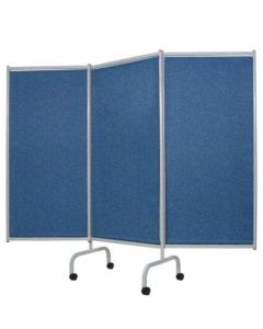 Winco Mfg LLC 3170 Designer 3-Panel Privacy Screen with Steel Frame, Vinyl
