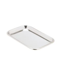 Miltex 3-926 Mayo Tray, Size 10, Non-Perforated, 10" x 6½" x 23/32"
