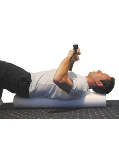 Cando White Open Cell Round Foam Rollers