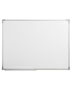 360 Office 91136X48MAG 48" x 36" Wall-Mount Magnetic Whiteboard with Aluminum Silver Frame and Accessory Tray