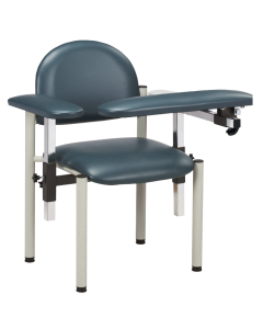 Clinton 6050-U SC Series, Padded, Blood Drawing Chair with Padded Arms