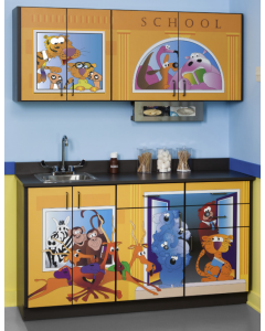 Clinton 6120 Pediatric Exam Room Cabinets, School House