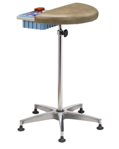 Clinton Phlebotomy Stands, Half Round, Padded Top