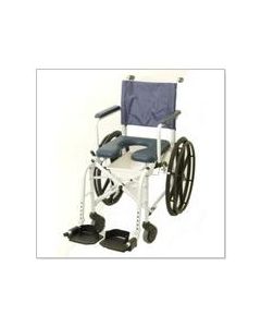 Invacare Mariner Rehab Rust-Resistant Shower Commode Chair W/ 24 in. Rear Wheels