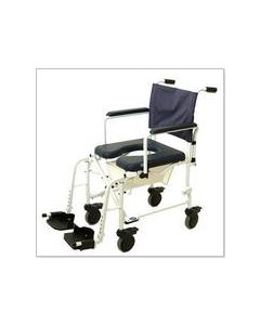 Invacare 6891 Mariner Rehab Rust-Resistant Shower Commode Chair W/ (4) 5 in. Locking Casters