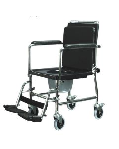[PRODUCT ON BACKORDER] Graham Field Lumex Versamode Mobile Drop-Arm Commode Chair W/ 300 lb. Weight Capacity