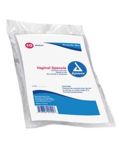 Dynarex Disposable Vaginal Speculums, Standard | Medium, Case of 100