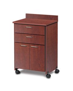 Clinton 8922 Mobile Treatment Cabinet with 2 Doors and 2 Drawers