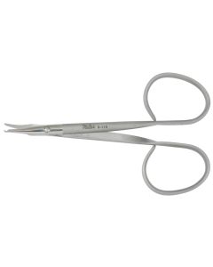 Miltex 9-115 Reeh Stitch Scissors, Sharp Pointed Tips, Small Hook On 1 Blade, Ribbon Style Handles, 3¾"