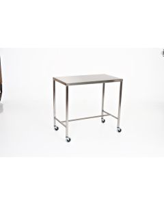 Mid Central Medical Stainless Steel Instrument Table w/ H-Brace