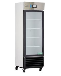 American BioTech Supply TempLog Premier Left-Hinged Glass Door Laboratory Refrigerator, 19 Cu. Ft., ABT-HC-19-TS-LH