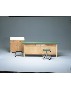 Bailey 447 Treatment Table w/ Enclosed Cabinet, Sliding Doors & Drawer