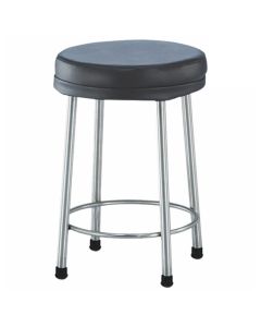 Blickman 7445MR MR-Conditional Stainless Steel Padded Stool, 1027445000