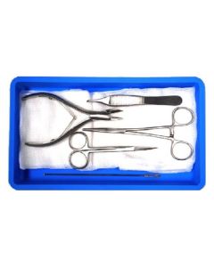 BR Surgical BR980-74001 Toe Nail Procedure Kit, Sterile, 5/Box