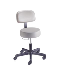 Brewer 22400B Spinlift Exam Stool with Back Rest