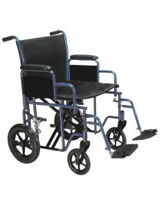 Drive Bariatric Heavy Duty Transport Wheelchair with Swing Away Footrest