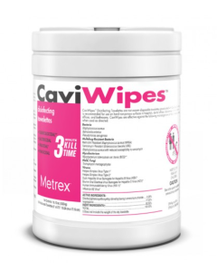 Metrex 13-1150 XL CaviWipes, 65 Wipes, 12 Canisters/Cs