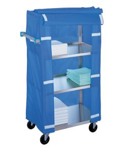 Lakeside Stainless Steel Linen Carts