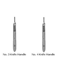 Miltex Knife Handles, No. 3 & No. 4