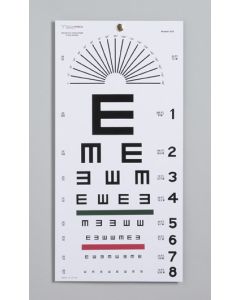 TechMed Illiterate Eye Chart, 20 ft