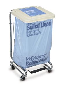 National Distribution & Contracting MAI 15-9100 Medical Action Premier 33 Gallon Hamper Stand w/ Soiled Linen Decal Print Label