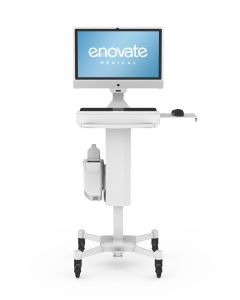 Enovate SL-MA-2-00 Slimline LCD Monitor Mobious Powered Cart