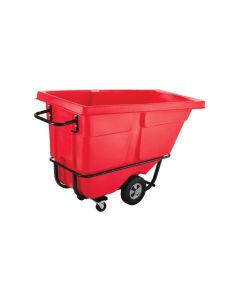 Rubbermaid Rotomolded 1/2 Cubic Yard Tilt Truck -Red, FG131500RED