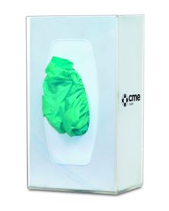  CMEB-GBD1-POLY Glove Box Dispenser, Single, Polycarbonate, Semi-Transparent 5.84"W X 4.22"D X 10.11"H