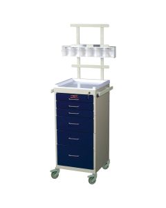 Harloff Mini Line Six Drawers Anesthesia Cart