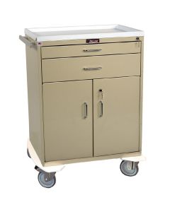 Harloff Classic Line Two Drawers Treatment Cart with Lower Storage Compartment and Standard Package
