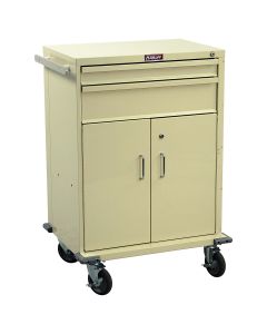 Harloff V-Series Two Drawers Procedure Cart with Locking Storage Compartment