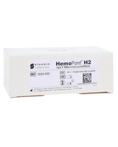 EKF Diagnostics 3025-050 Hemopoint H2 Microcuvettes, 50 Test/Kit