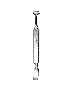Miltex 25-24 Periosteotome, 6", Pediatric Size, 10mm & 14mm Wide Ends