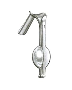 Miltex 30-193 Weighted Vaginal Specula, 2½ lbs, Blade 4" x 1 3/8", Tapering To 1¾" At Tip, Blade At Acute Angle 45Ý