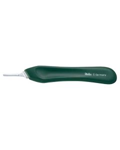 Miltex 4-18 5 Scalpel Handle, 5", Plastic Handle, Green, Fits Blade Sizes 10, 11, 12, 12B, 15 & 15C
