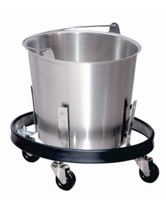 Lakeside Stainless Steel kick bucket with frame