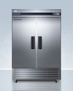 Summit Appliance AFS49ML Accucold Performance Medical-Laboratory Freezer 49 Cu. Ft. with 2 Solid Door and casters