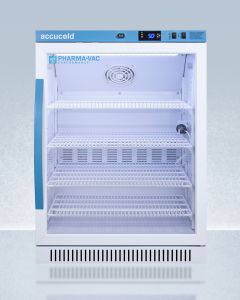 Summit Appliance ARG6PV Accucold Performance Pharmacy-Vaccine Refrigerator 6 Cu. Ft. with Glass Door