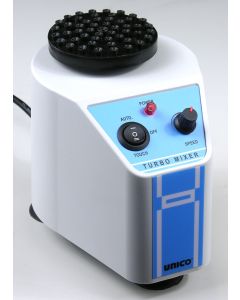 Unico L-VM2000 120V Vortex Mixer w/ a 3.75 Inch Vibration Pad for Flasks