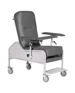 Med Care 12RMA Reclining Blood Draw Chair - Gunmetal