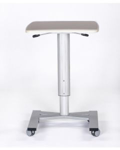 MedViron ROAM: Height-Adjustable Mobile Work Surface with Removable Drawer Bin